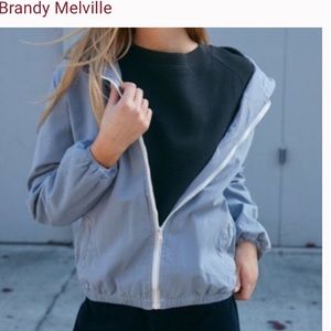 Brandy Melville Zip Up Hoodie